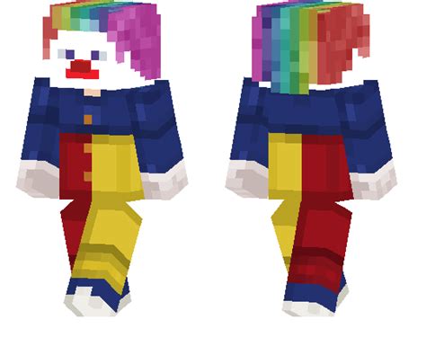 i will be your clown, and you will be my. . Minecraft skin clown